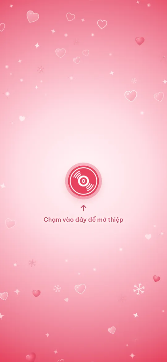 Mẫu thiệp cưới Vinyl Hồng